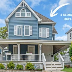 Spacious 4BR Duplex  - 5 Blks 2 Beach  - Badges Incl