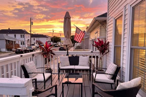 Unit 1 - Ocean View - Third House from Beach & Boardwalk! - 2BR - Parking - Image 1